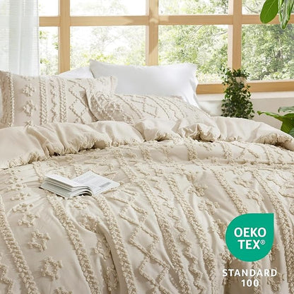 ELARION - BOHO DELUXE TUFTED DECORATIVE COMFORTER SET