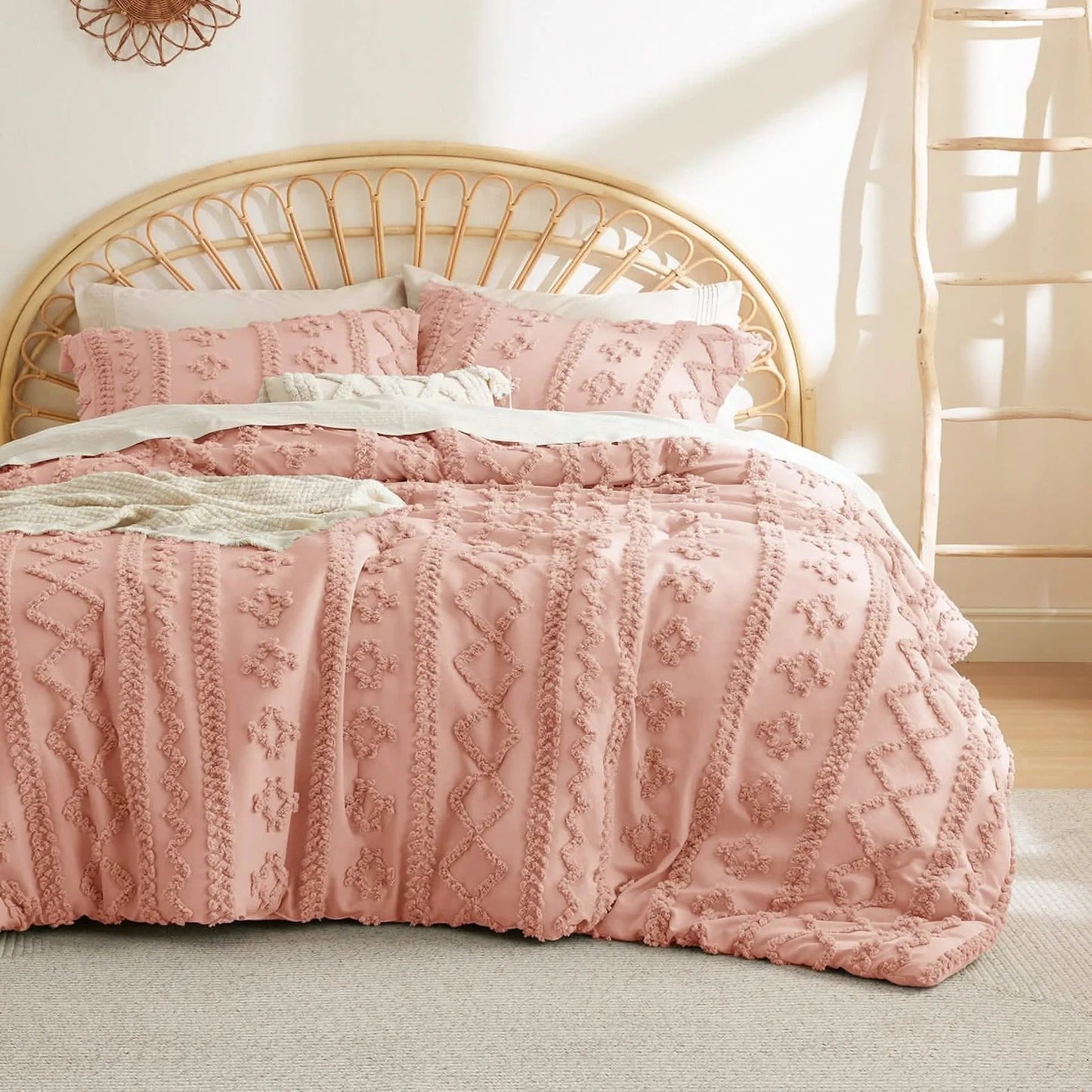 ELARION - BOHO DELUXE TUFTED DECORATIVE COMFORTER SET