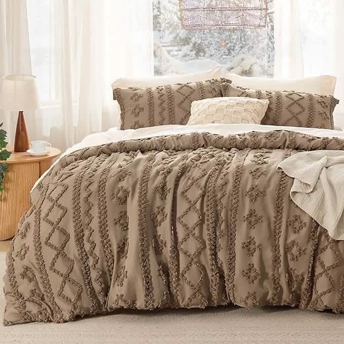 ELARION - BOHO DELUXE TUFTED DECORATIVE COMFORTER SET