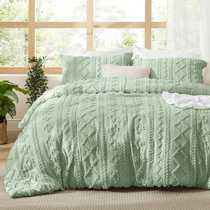 ELARION - BOHO DELUXE TUFTED DECORATIVE COMFORTER SET