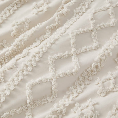 ELARION - BOHO DELUXE TUFTED DECORATIVE COMFORTER SET