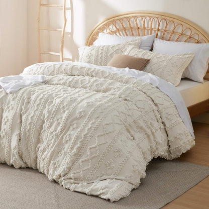 ELARION - BOHO DELUXE TUFTED DECORATIVE COMFORTER SET